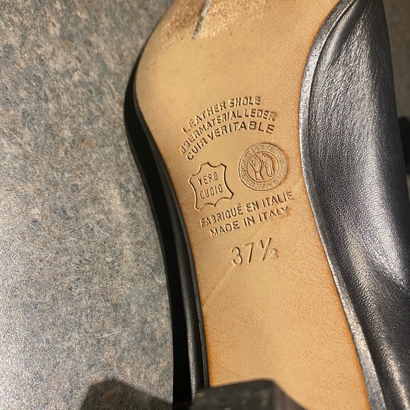 Stephane De Raucourt Italian Pump 2 Inch Hell Shoes Size 37. 5EU or 6.5 US - Picture 5 of 6